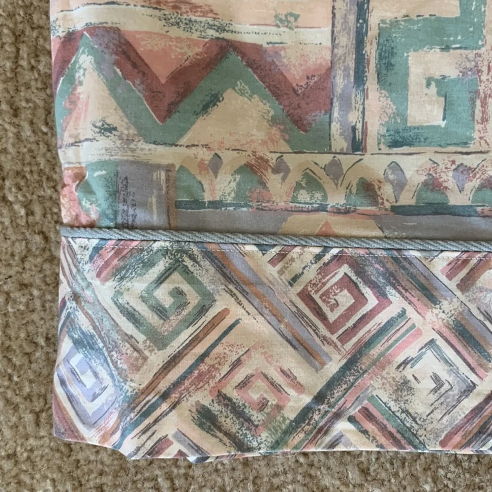 Pillow shams, bed skirt and window valance - 80’s vintage - Picture 6 of 8